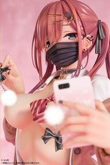Original Character Statue 1/5 Red-Haired Gyaru-Chan Mask Ver.  Illustration by Nanamakura 29 cm 4589607799723