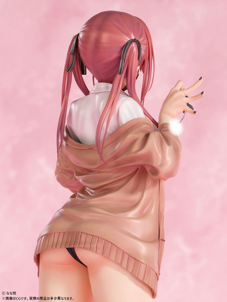 Original Character Statue 1/5 Red-Haired Gyaru-Chan Mask Ver.  Illustration by Nanamakura 29 cm 4589607799723