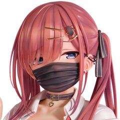 Original Character Statue 1/5 Red-Haired Gyaru-Chan Mask Ver.  Illustration by Nanamakura 29 cm 4589607799723