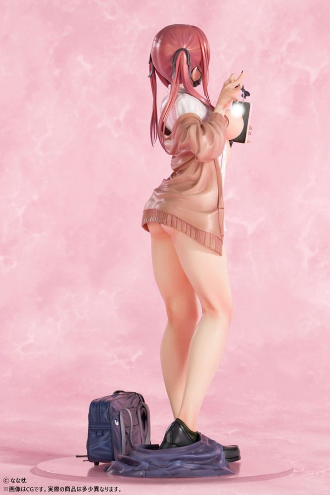Original Character Statue 1/5 Red-Haired Gyaru-Chan Mask Ver.  Illustration by Nanamakura 29 cm 4589607799723