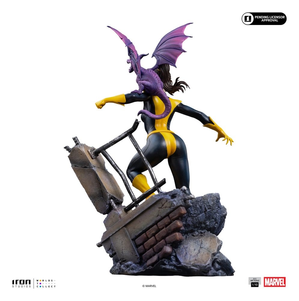 Marvel Kitty Pride & Lockheed X-Men Comics BDS Art Scale Statue 1/10 Kitty Pride & Lockheed 24 cm 0035399015083