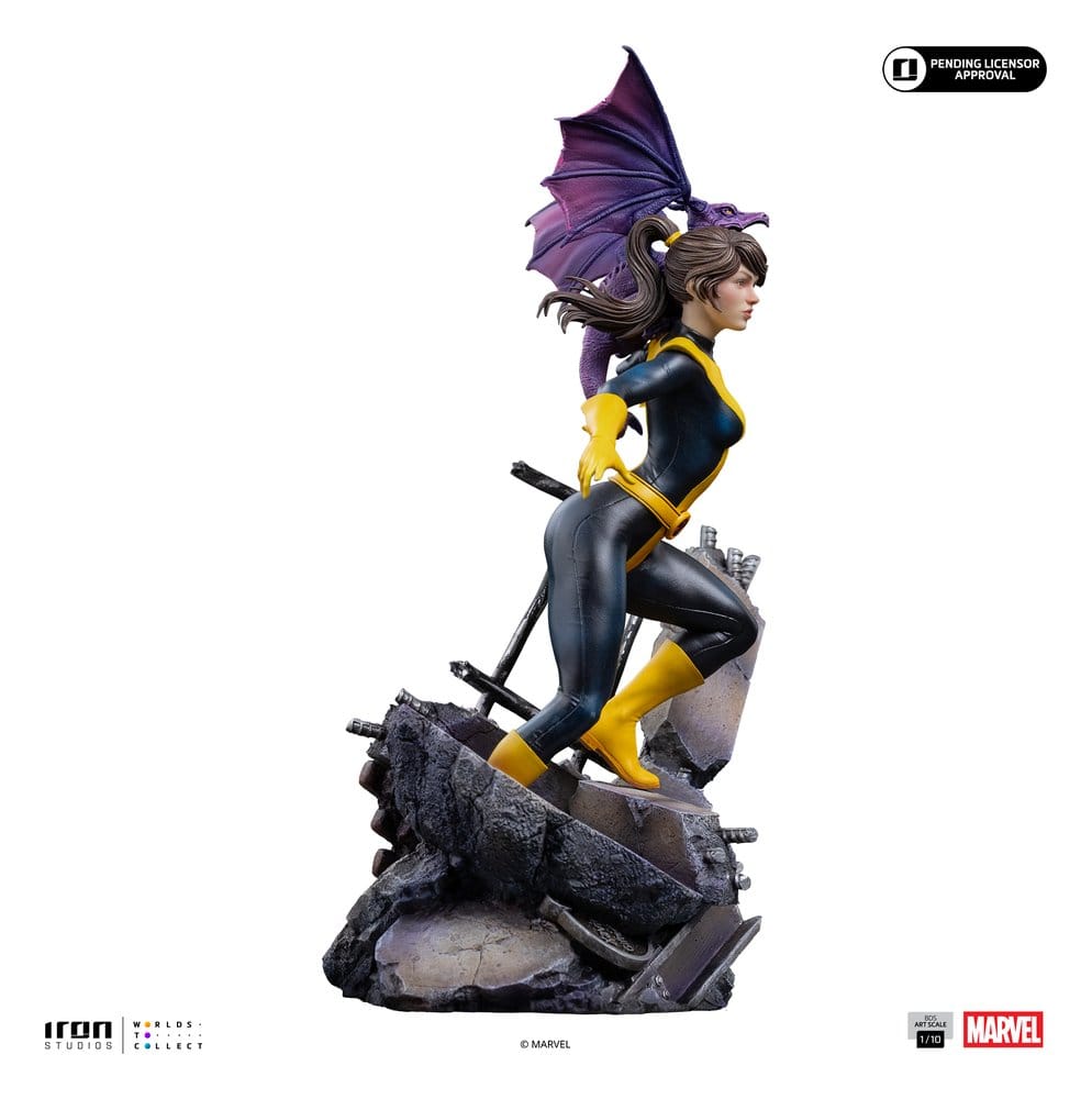 Marvel Kitty Pride & Lockheed X-Men Comics BDS Art Scale Statue 1/10 Kitty Pride & Lockheed 24 cm 0035399015083