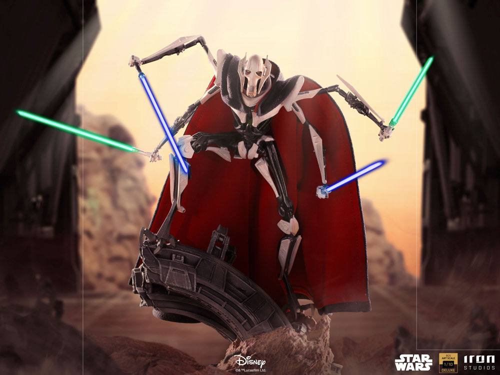 Star Wars Deluxe BDS Art Scale Statue 1/10 General Grievous 33 cm 0609963127832