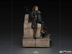 Star Wars The Mandalorian Deluxe Art Scale Statue 1/10 Boba Fett & Fennec on Throne 23 cm 0609963128105