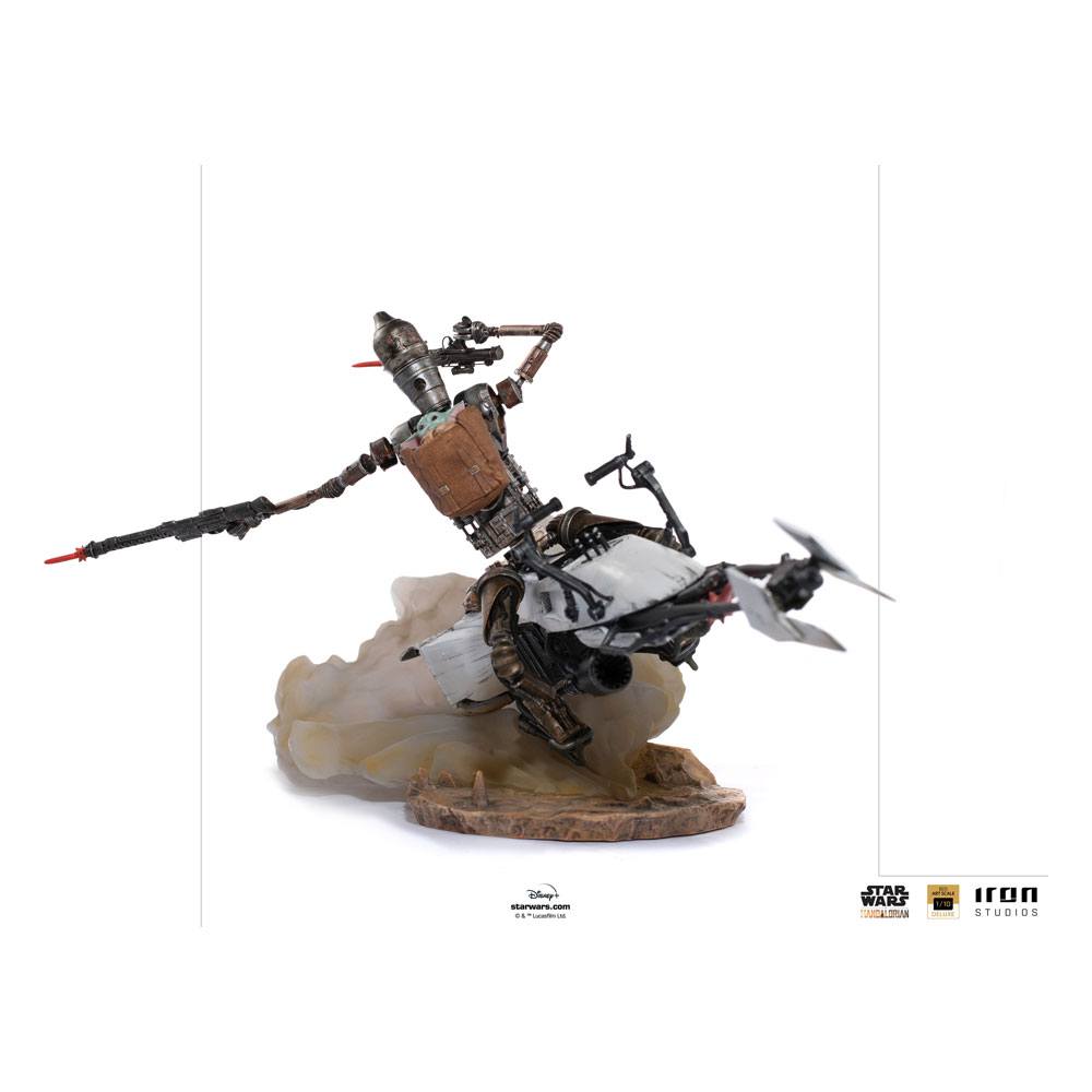 Star Wars The Mandalorian Deluxe Art Scale Statue 1/10 IG-11 & The Child 20 cm 0609963128235