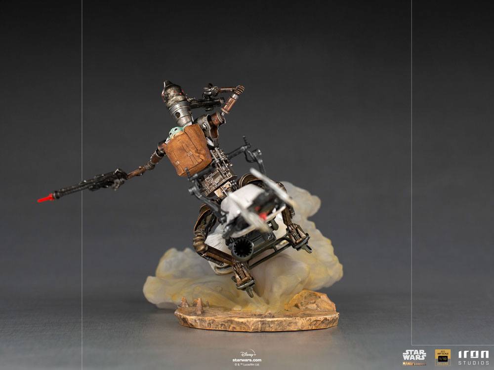 Star Wars The Mandalorian Deluxe Art Scale Statue 1/10 IG-11 & The Child 20 cm 0609963128235