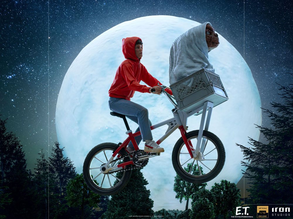 E.T. the Extra-Terrestrial Deluxe Art Scale Statue 1/10 E.T. & Elliot 27 cm 0609963128273