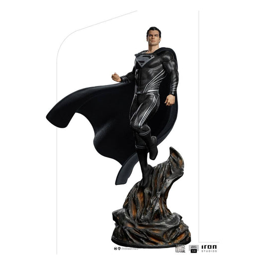 Zack Snyder's Justice League Art Scale Statue 1/4 Superman Black Suit 69 cm 0609963129294