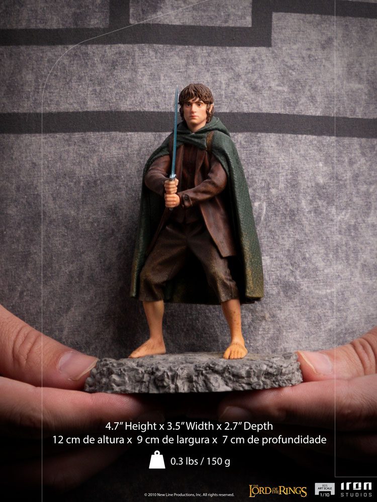 Lord Of The Rings BDS Art Scale Statue 1/10 Frodo 12 cm 0609963129355