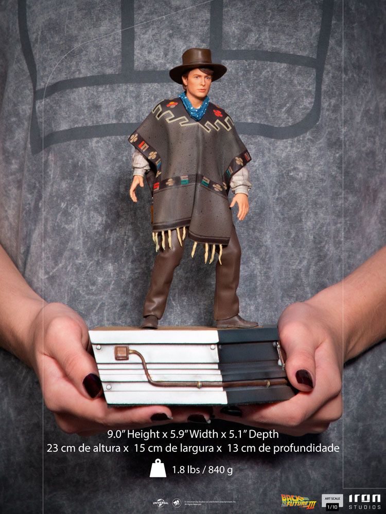 Back to the Future III Art Scale Statue 1/10 Marty McFly 23 cm 0609963129508