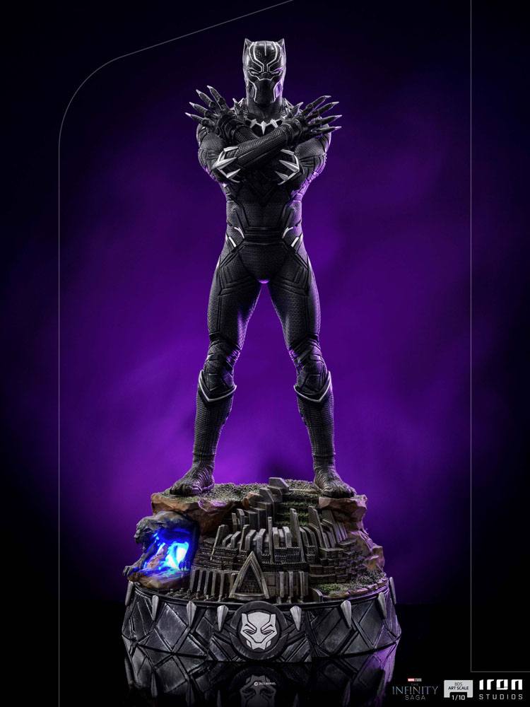The Infinity Saga Art Scale Statue 1/10 Black Panther Deluxe 25 cm 0609963129522