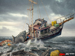 Jaws Demi Art Scale Statue 1/20 Jaws Attack 104 cm 0609963129560