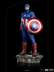 The Infinity Saga BDS Art Scale Statue 1/10 Captain America Battle of NY 23 cm 0609963129638