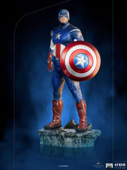 The Infinity Saga BDS Art Scale Statue 1/10 Captain America Battle of NY 23 cm 0609963129638