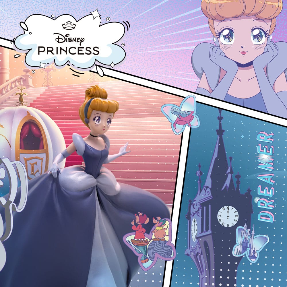 Disney Anime Princess Scale Statue Cinderella 19 cm 042882333654