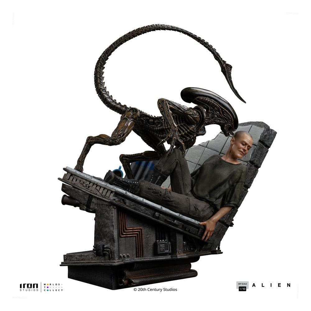 Alien 3 Art Scale Statue 1/10 Ellen Ripley and Dog Alien 23 cm 0042882334101