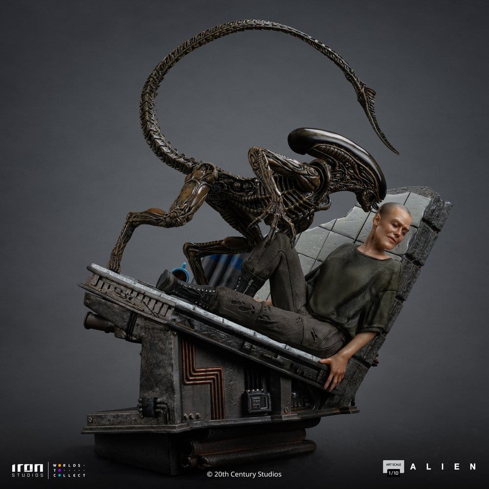 Alien 3 Art Scale Statue 1/10 Ellen Ripley and Dog Alien 23 cm 042882334101
