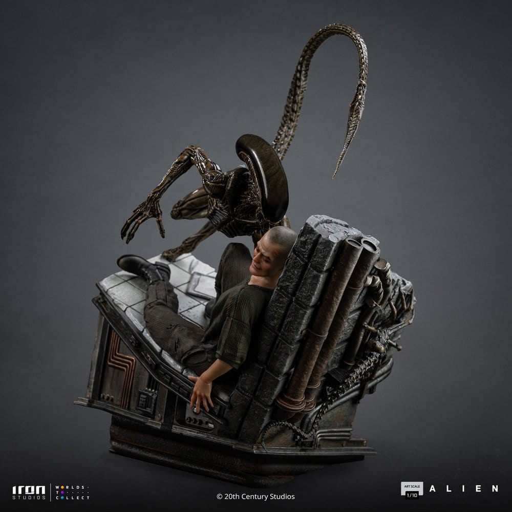 Alien 3 Art Scale Statue 1/10 Ellen Ripley and Dog Alien 23 cm 0042882334101
