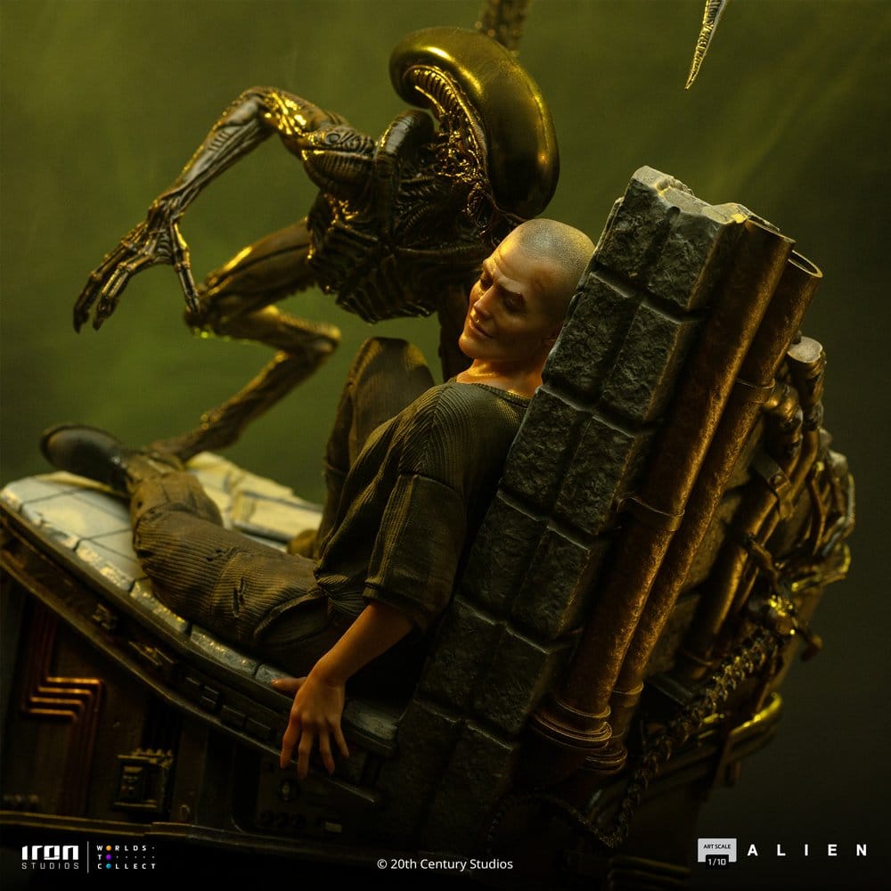 Alien 3 Art Scale Statue 1/10 Ellen Ripley and Dog Alien 23 cm 0042882334101
