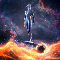 Fantastic Four Art Scale Statue 1/10 Silver Surfer 27 cm 0042882334569