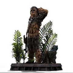 Star Wars Episode VI Art Scale Statue 1/10 Chewbacca and Tokkat 22 cm             0042882334576