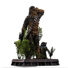 Star Wars Episode VI Art Scale Statue 1/10 Chewbacca and Tokkat 22 cm             0042882334576
