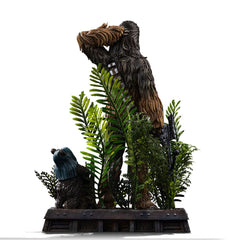 Star Wars Episode VI Art Scale Statue 1/10 Chewbacca and Tokkat 22 cm             0042882334576
