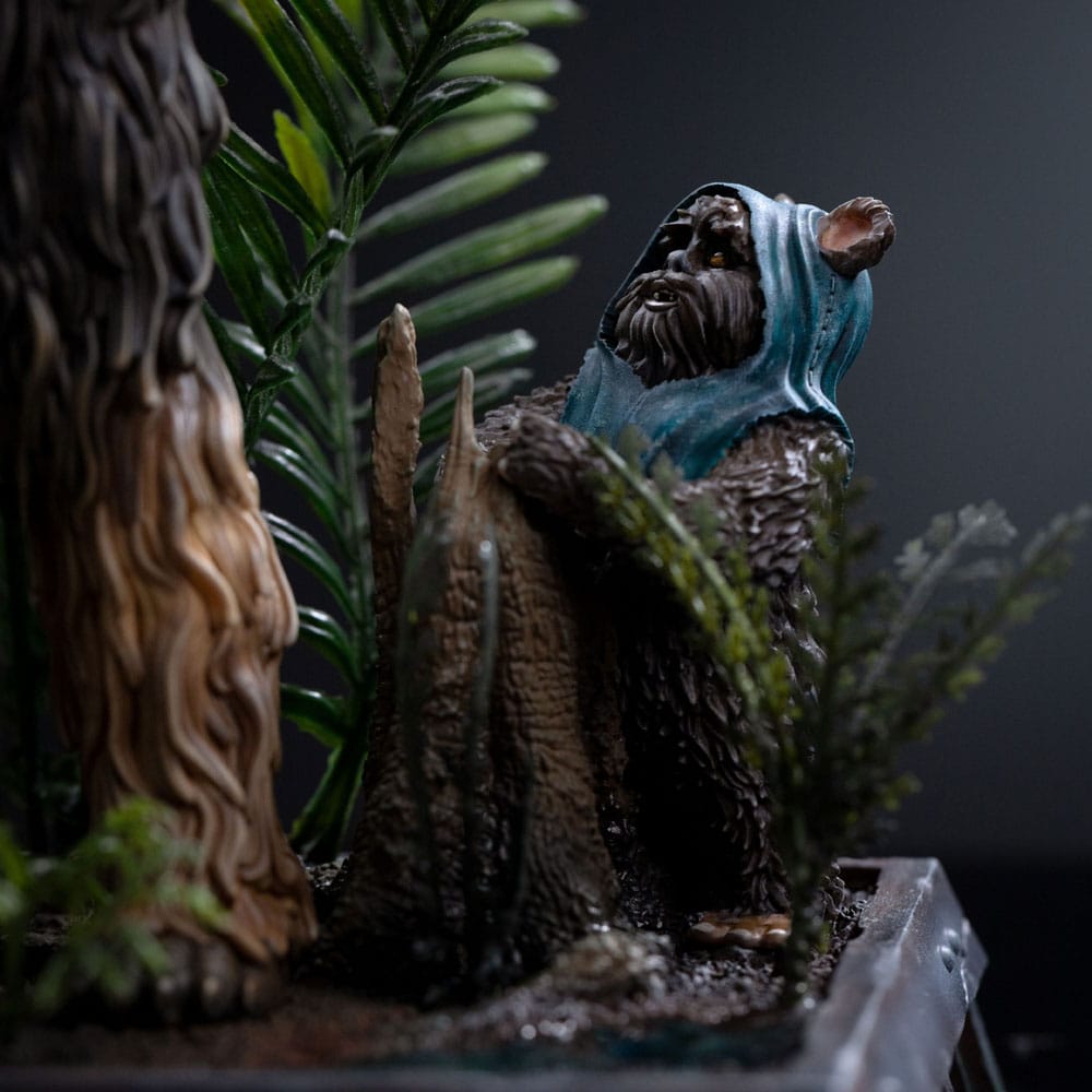 Star Wars Episode VI Art Scale Statue 1/10 Chewbacca and Tokkat 22 cm             0042882334576