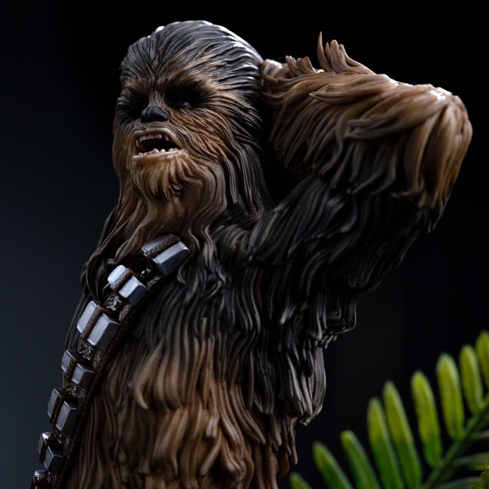 Star Wars Episode VI Art Scale Statue 1/10 Chewbacca and Tokkat 22 cm             0042882334576