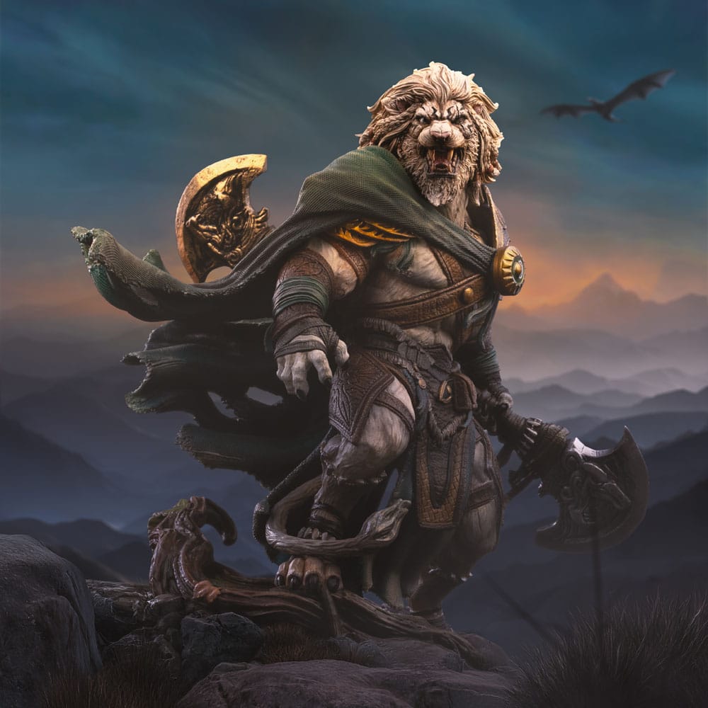 Magic The Gathering Art Scale Statue 1/10 Ajani Goldmane 26 cm 0042882334873