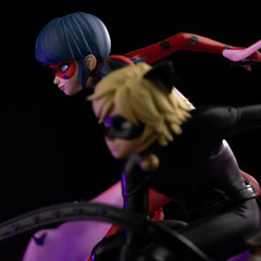 Miraculous Deluxe Art Scale Statue 1/10 Lady Bug and Cat Noir Signed Edition 23 cm 0042882334880