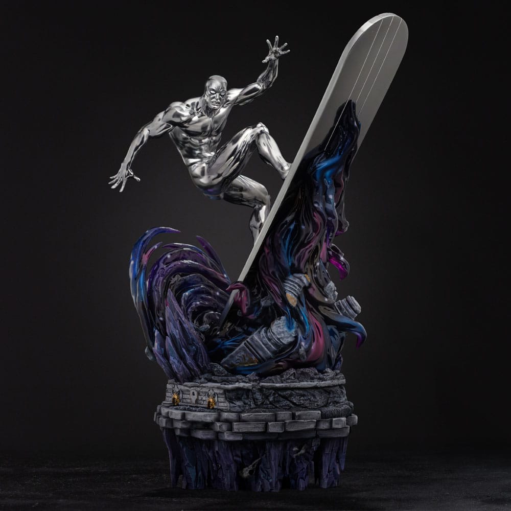 Marvel Comics Infinity Gauntlet Diorama Art Scale Statue 1/10 Silver Surfer Deluxe 36 cm 0042882335177