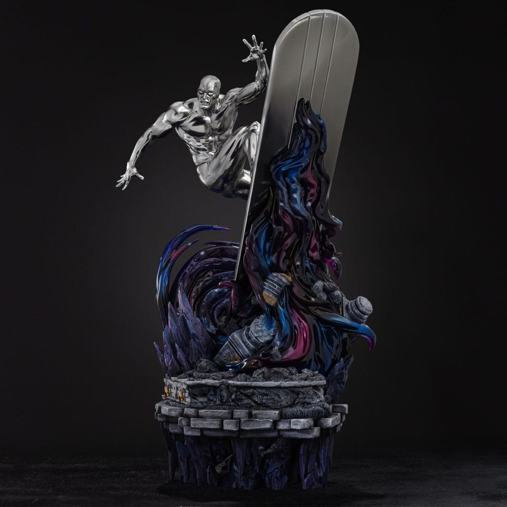 Marvel Comics Infinity Gauntlet Diorama Art Scale Statue 1/10 Silver Surfer Deluxe 36 cm 0042882335177