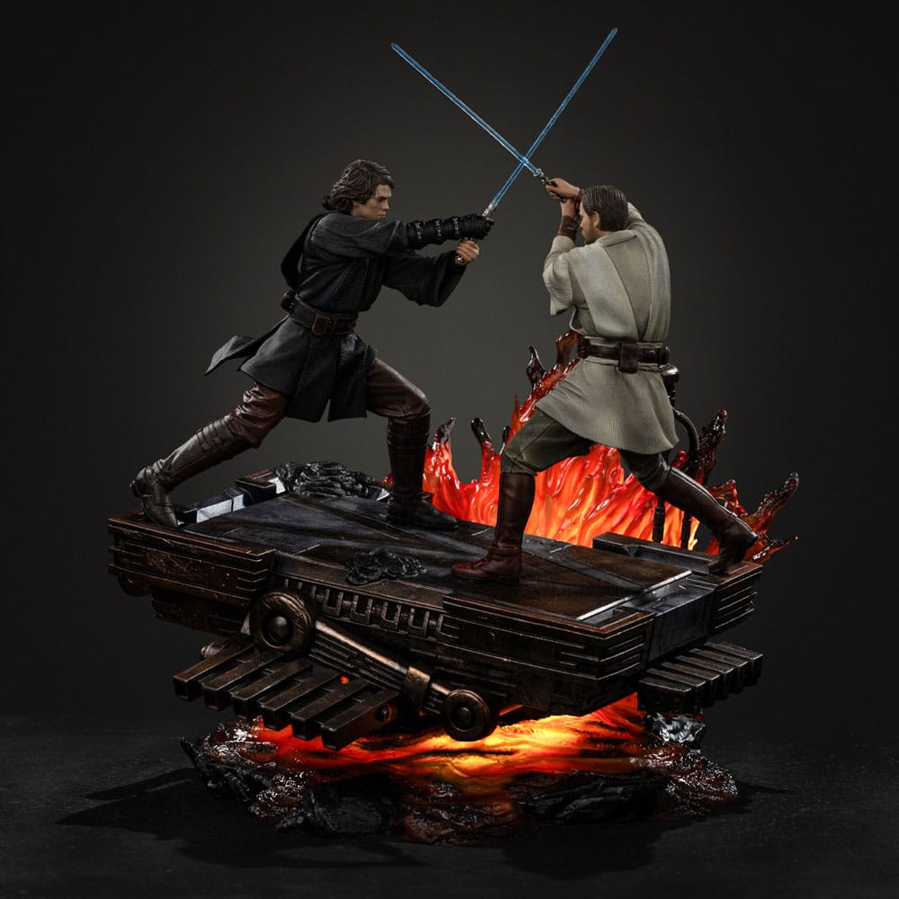 Star Wars Art Scale Statue 1/10 Anakin vs. Obi Wan 34 cm 0042882335221