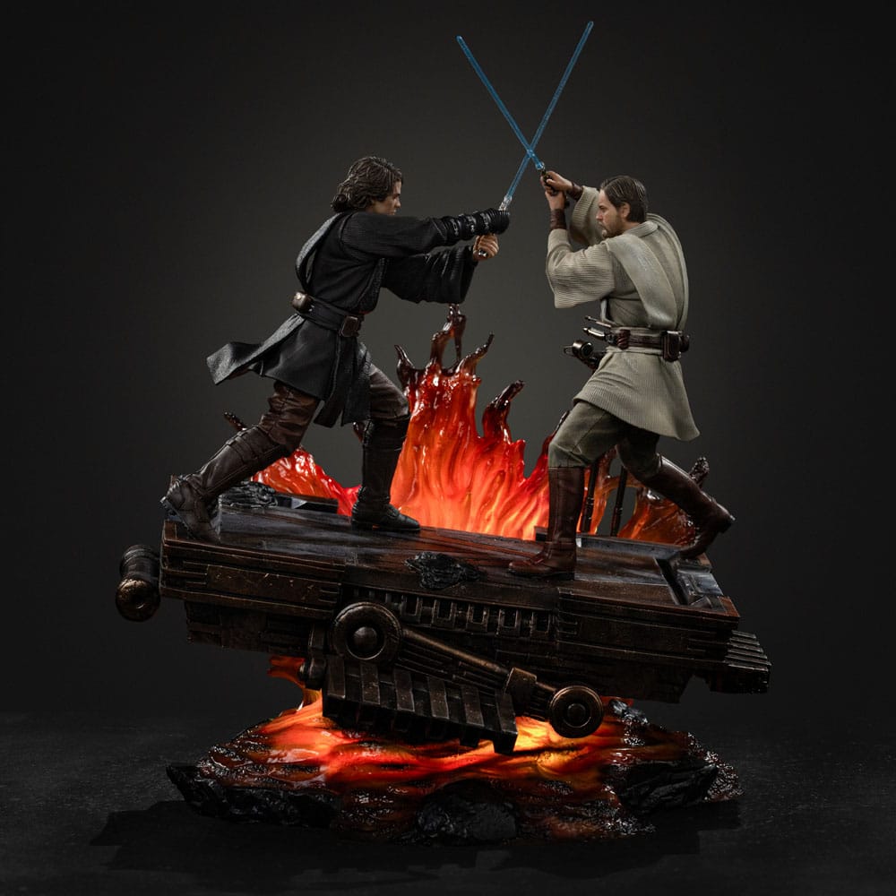 Star Wars Art Scale Statue 1/10 Anakin vs. Obi Wan 34 cm 0042882335221