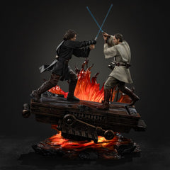 Star Wars Art Scale Statue 1/10 Anakin vs. Obi Wan 34 cm 0042882335221