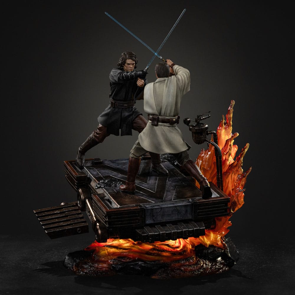 Star Wars Art Scale Statue 1/10 Anakin vs. Obi Wan 34 cm 0042882335221