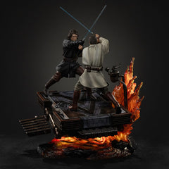 Star Wars Art Scale Statue 1/10 Anakin vs. Obi Wan 34 cm 0042882335221