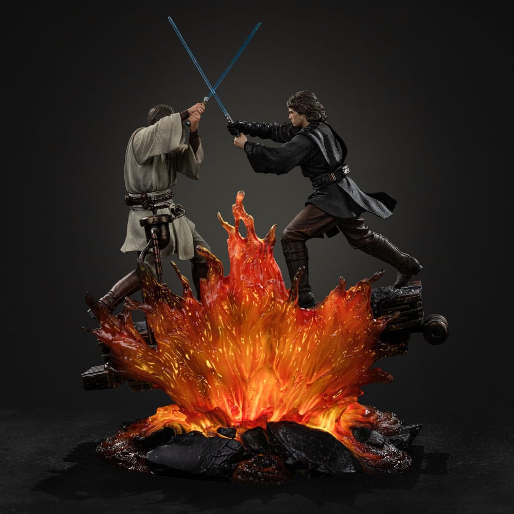 Star Wars Art Scale Statue 1/10 Anakin vs. Obi Wan 34 cm 0042882335221