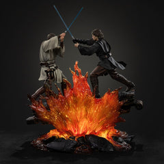 Star Wars Art Scale Statue 1/10 Anakin vs. Obi Wan 34 cm 0042882335221