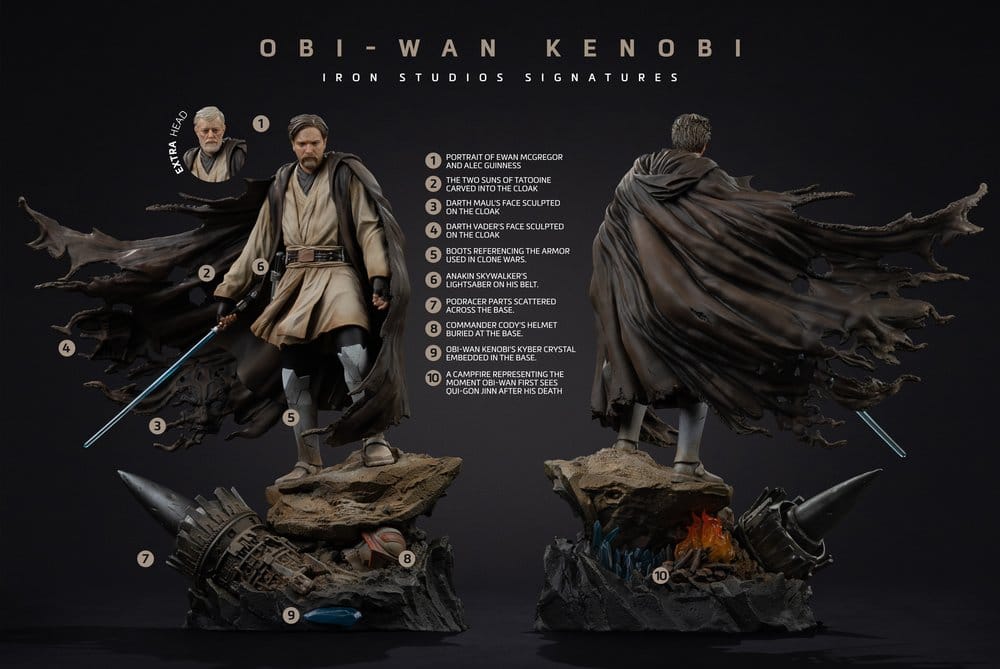 Star Wars Art Scale Statue 1/10 Obi-Wan Signatures 26 cm 0042882335283