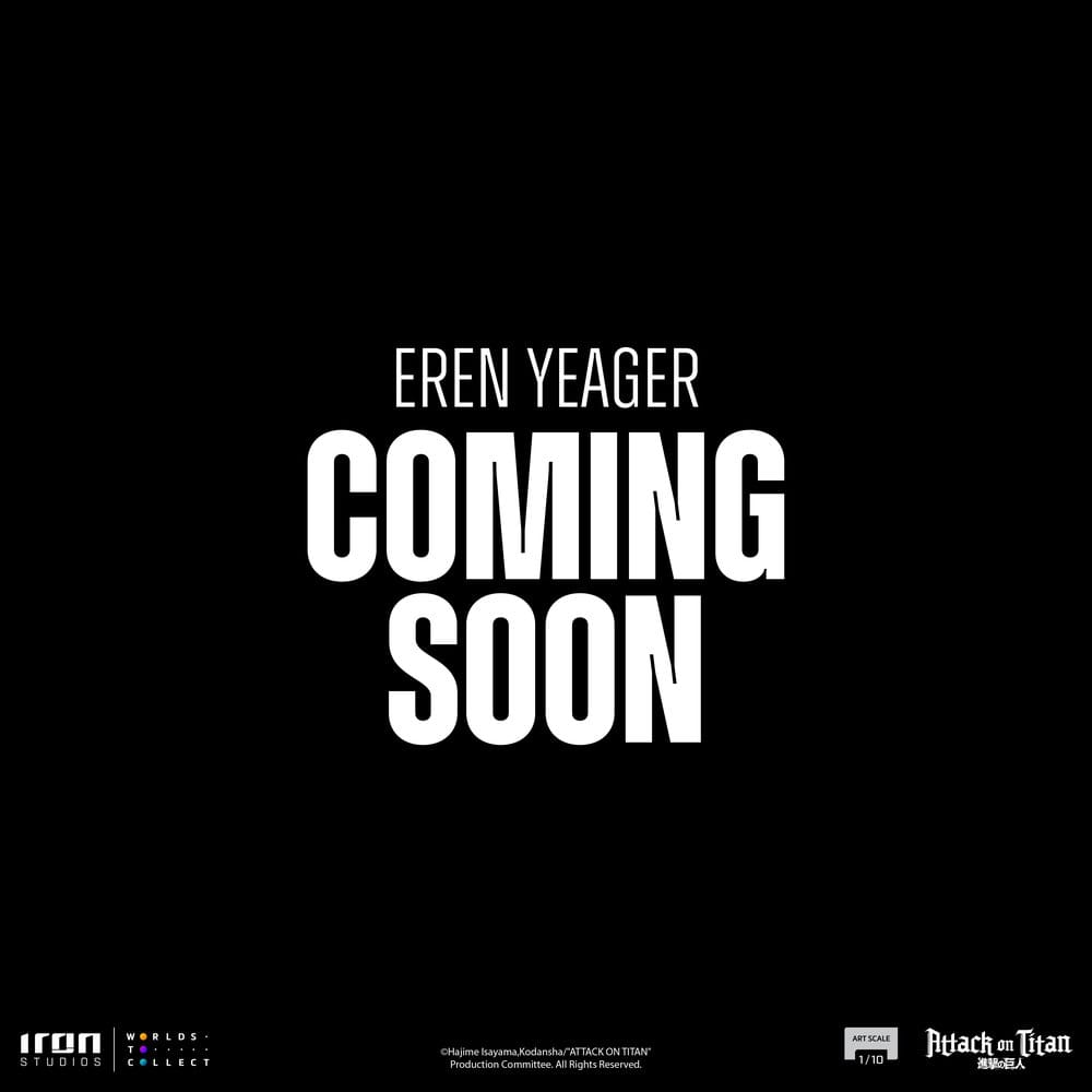 Attack on Titan Art Scale Statue 1/10 Eren Yeager 24 cm 042882336174