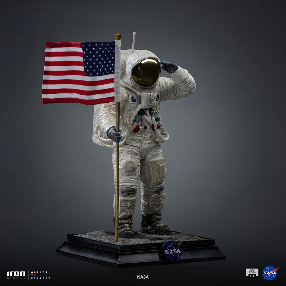 NASA Legacy Replica Statue 1/4 Apollo 11 Astronaut 58 cm 0042882336198