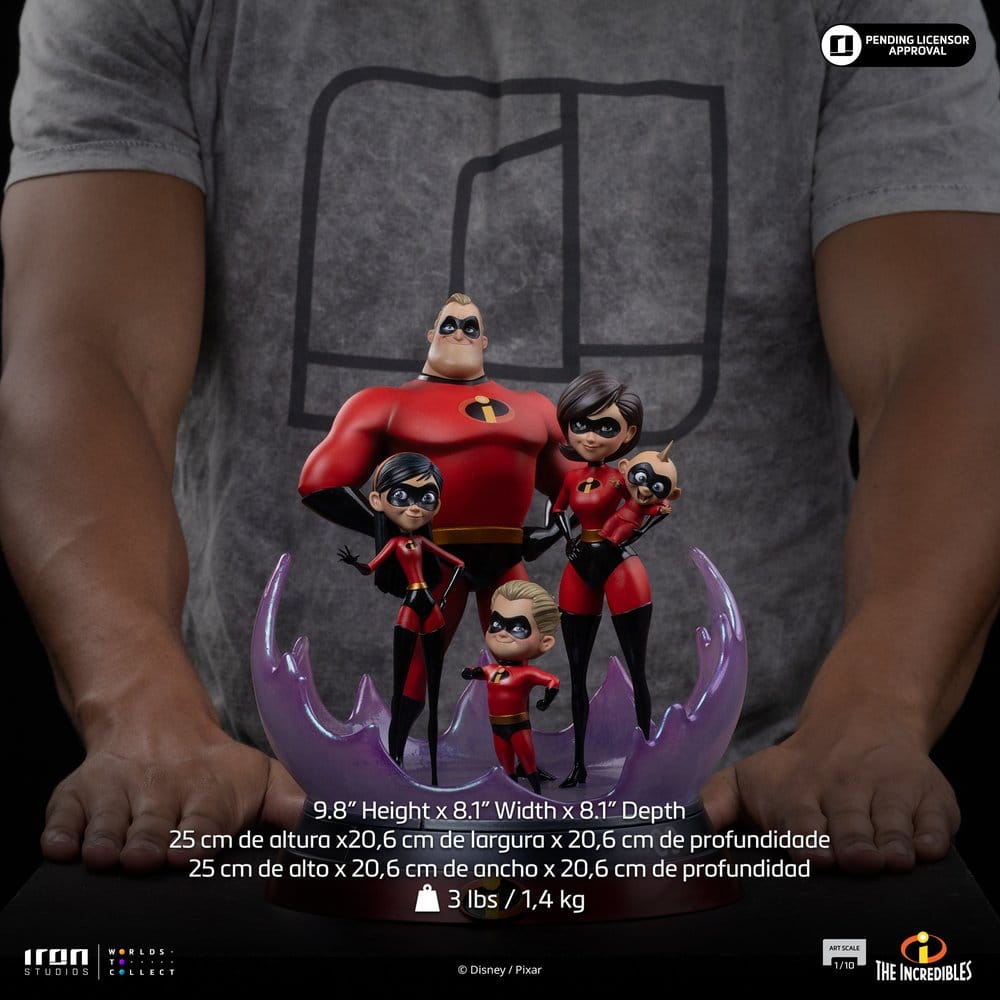 The Incredibles Art Scale Diorama 1/10 The Incredibles 25 cm 0042882336389