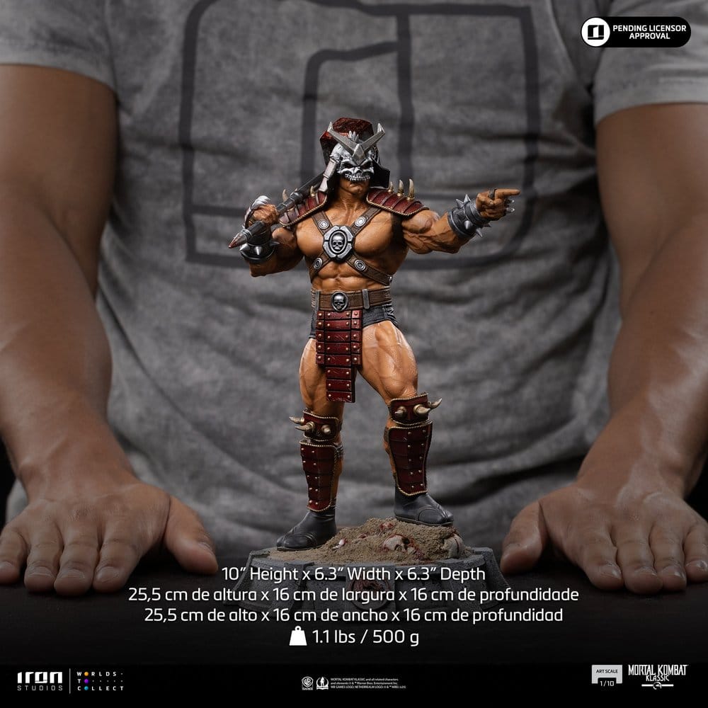 Mortal Kombat Art Scale Statue 1/10 Shao Khan 26 cm 0042882336402