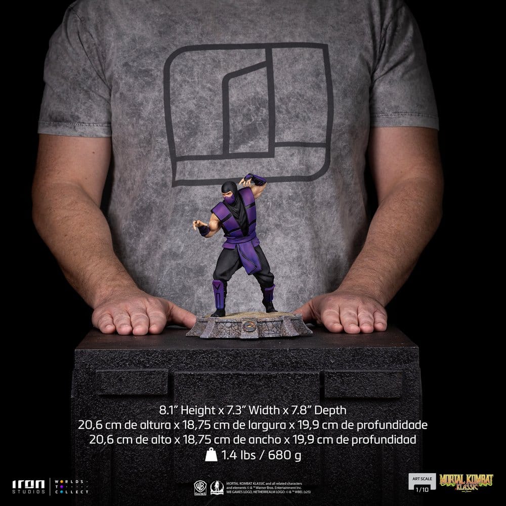 Mortal Kombat Art Scale Statue 1/10 Rain heo exclusive 21 cm 0042882336426