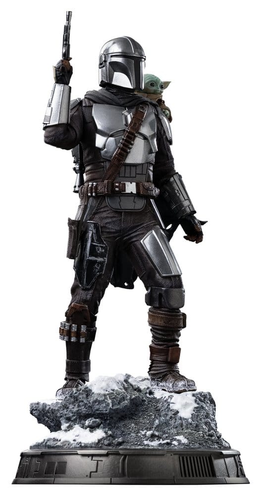 The Mandalorian & Grogu Art Scale Statue 1/10 The Mandalorian and Grogu 25 cmThe Mandalorian & Grogu statuette 1/10 Art Scale The Mandalorian and Grogu 25 cmThe Mandalorian & Grogu Estatua 1/10 Art Scale The Mandalorian and Grogu 25 cm 0042882336655