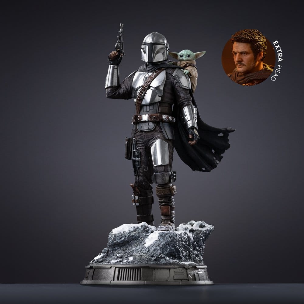 The Mandalorian & Grogu Art Scale Statue 1/10 The Mandalorian and Grogu 25 cmThe Mandalorian & Grogu statuette 1/10 Art Scale The Mandalorian and Grogu 25 cmThe Mandalorian & Grogu Estatua 1/10 Art Scale The Mandalorian and Grogu 25 cm 0042882336655