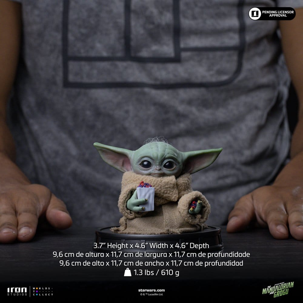 The Mandalorian & Grogu Grogu Collection Statue Grogu Popcorn Time 0042882336679