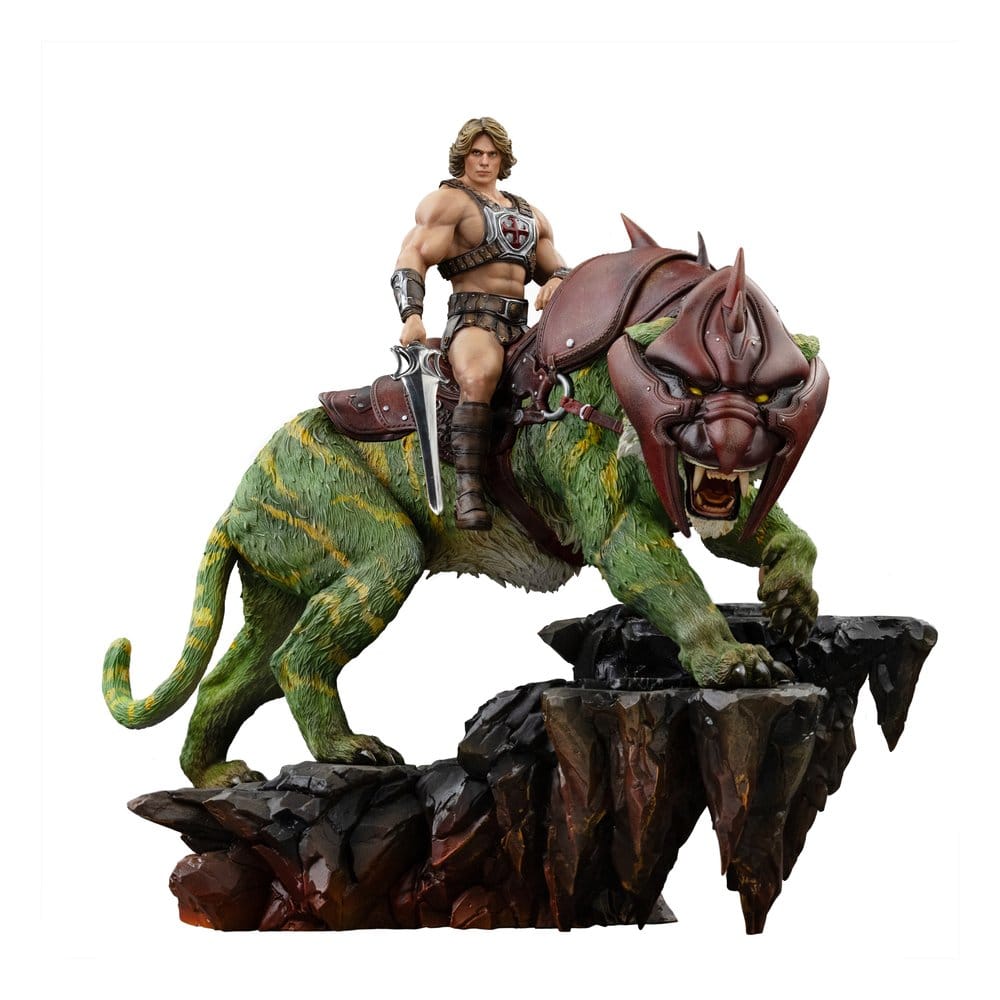 Masters of the Universe Art Scale Statue 1/10 He-Man and Battle Cat 33 cmMasters of the Universe statuette 1/10 Art Scale He-Man and Battle Cat 33 cmMasters of the Universe Estatua 1/10 Art Scale He-Man and Battle Cat 33 cm 0042882336976
